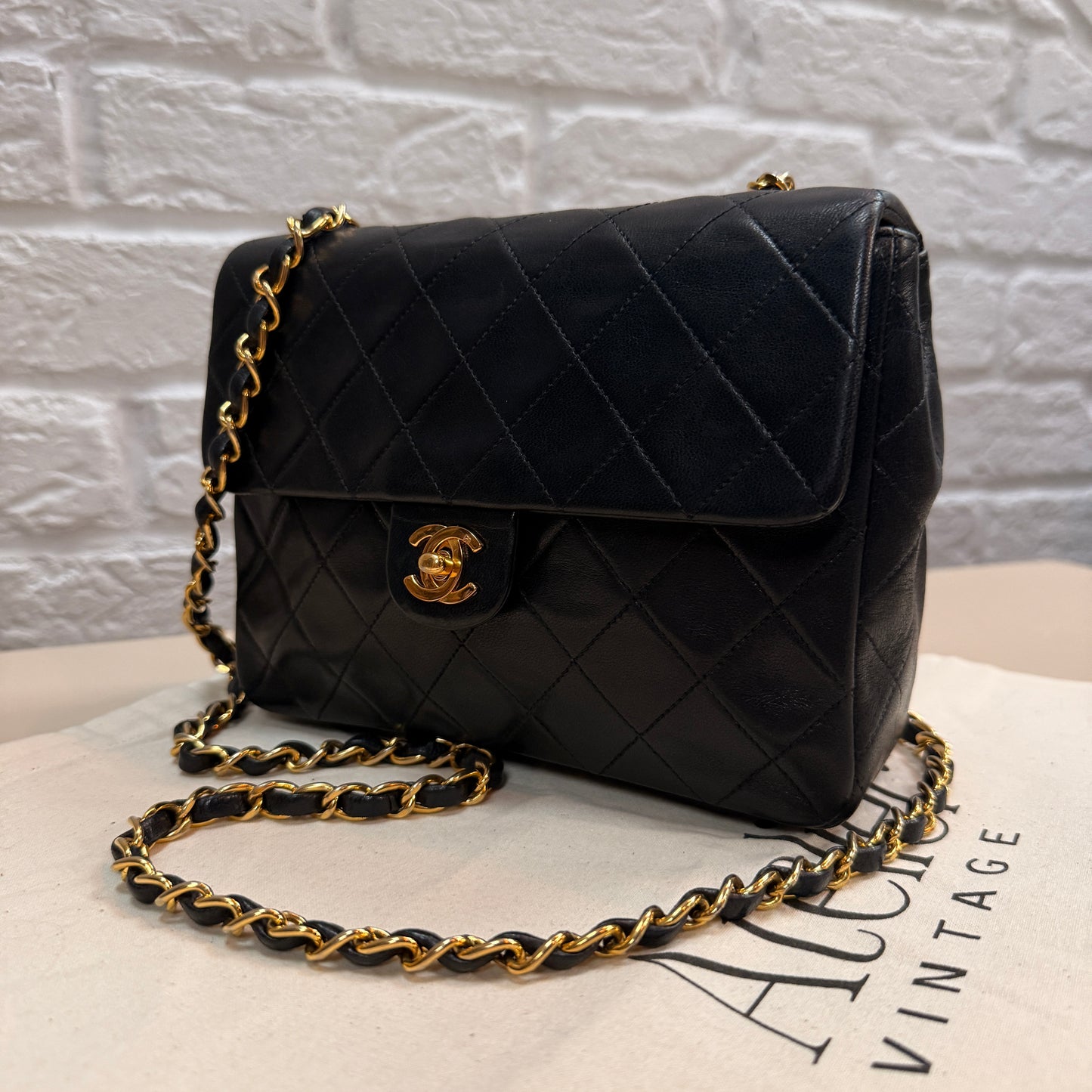 Chanel 1991 Classic Square Single Flap Medium
