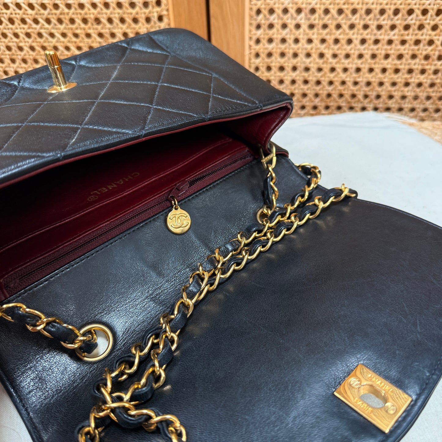 Chanel 1991 Vintage Classic Diana Small