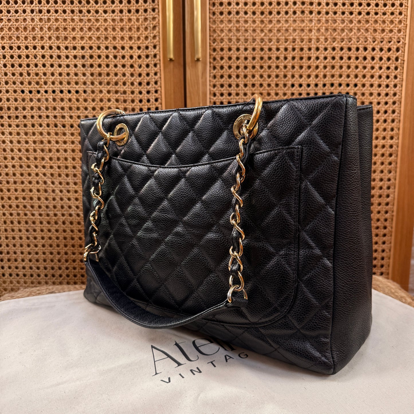 Chanel 2013 Classic Black Caviar GST