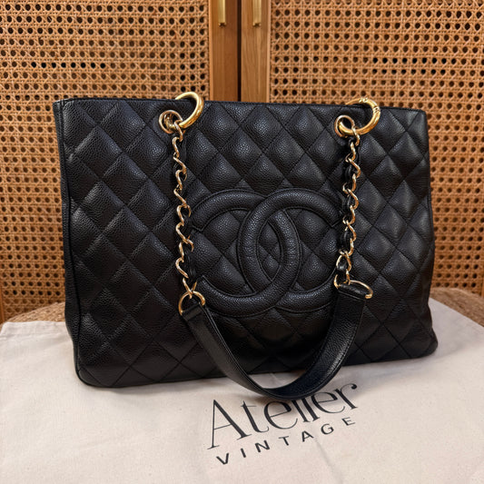 Chanel Classic Black Caviar GST