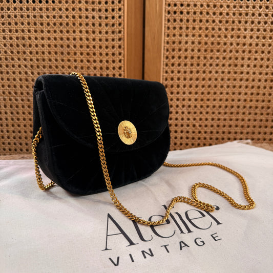 Chanel Early 1980s ULTRA RARE Sunburst Lions Head Single Flap