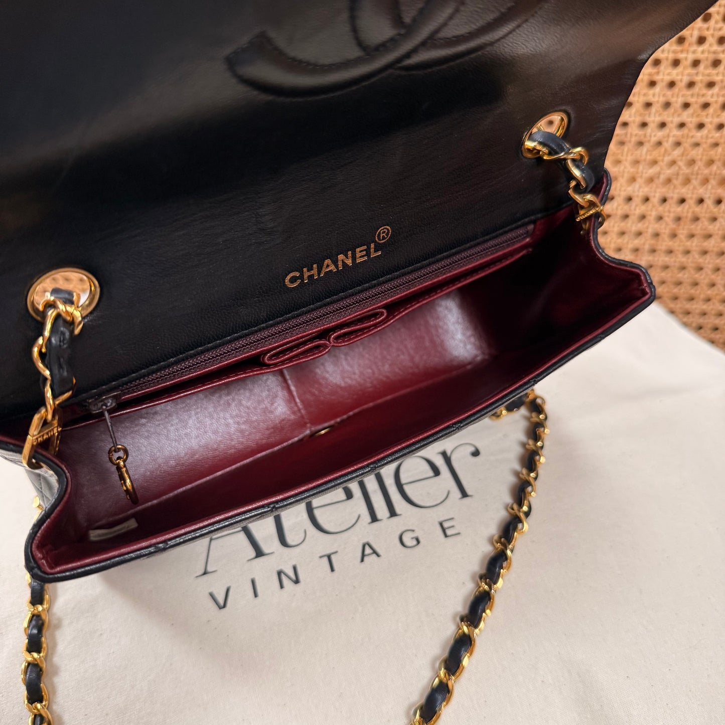 Chanel 1989 Classic Medium Rectangle Full Flap