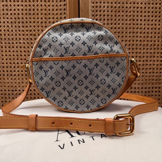 Louis Vuitton 2000 Monogram Denim Blue Jeanne GM