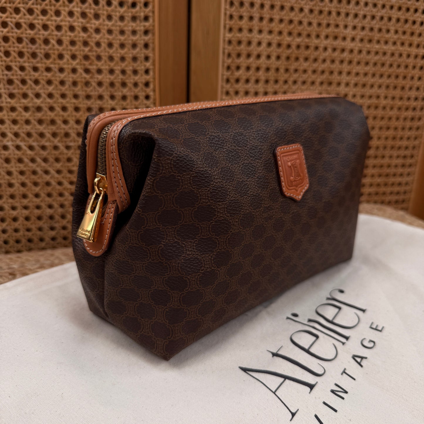 Celine Macadam Print Clutch/Pouch