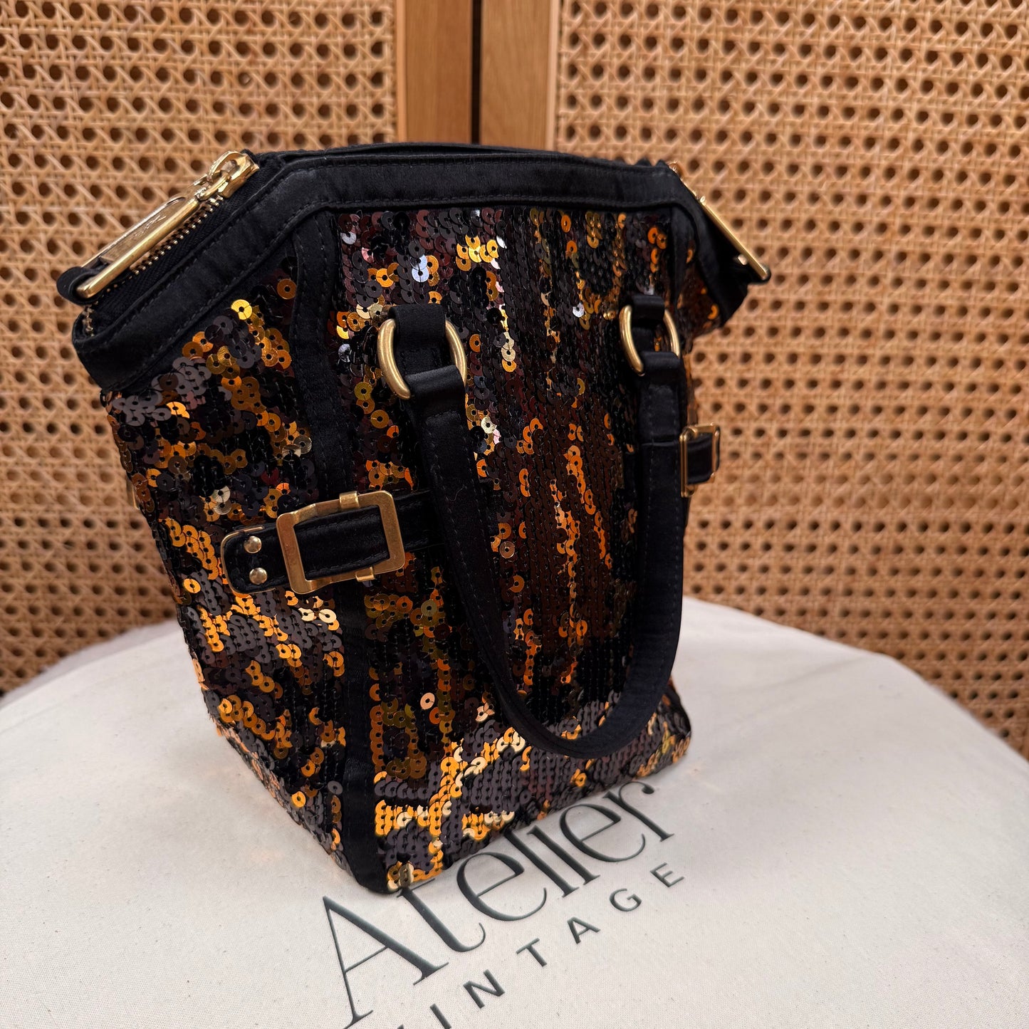 Saint Laurent 2008 limited Edition Sequin Downtown tote