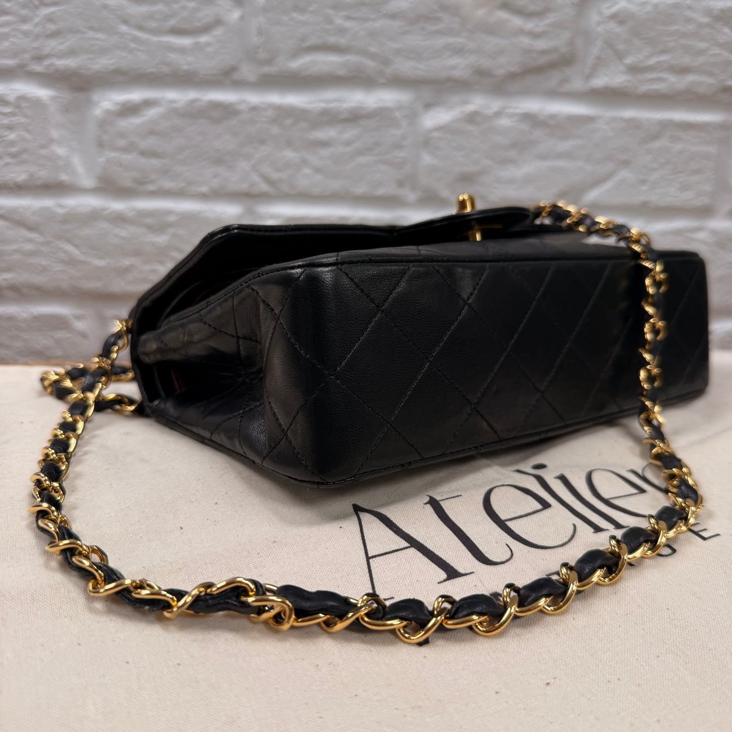 Chanel 1989 Black Classic Double Flap Small