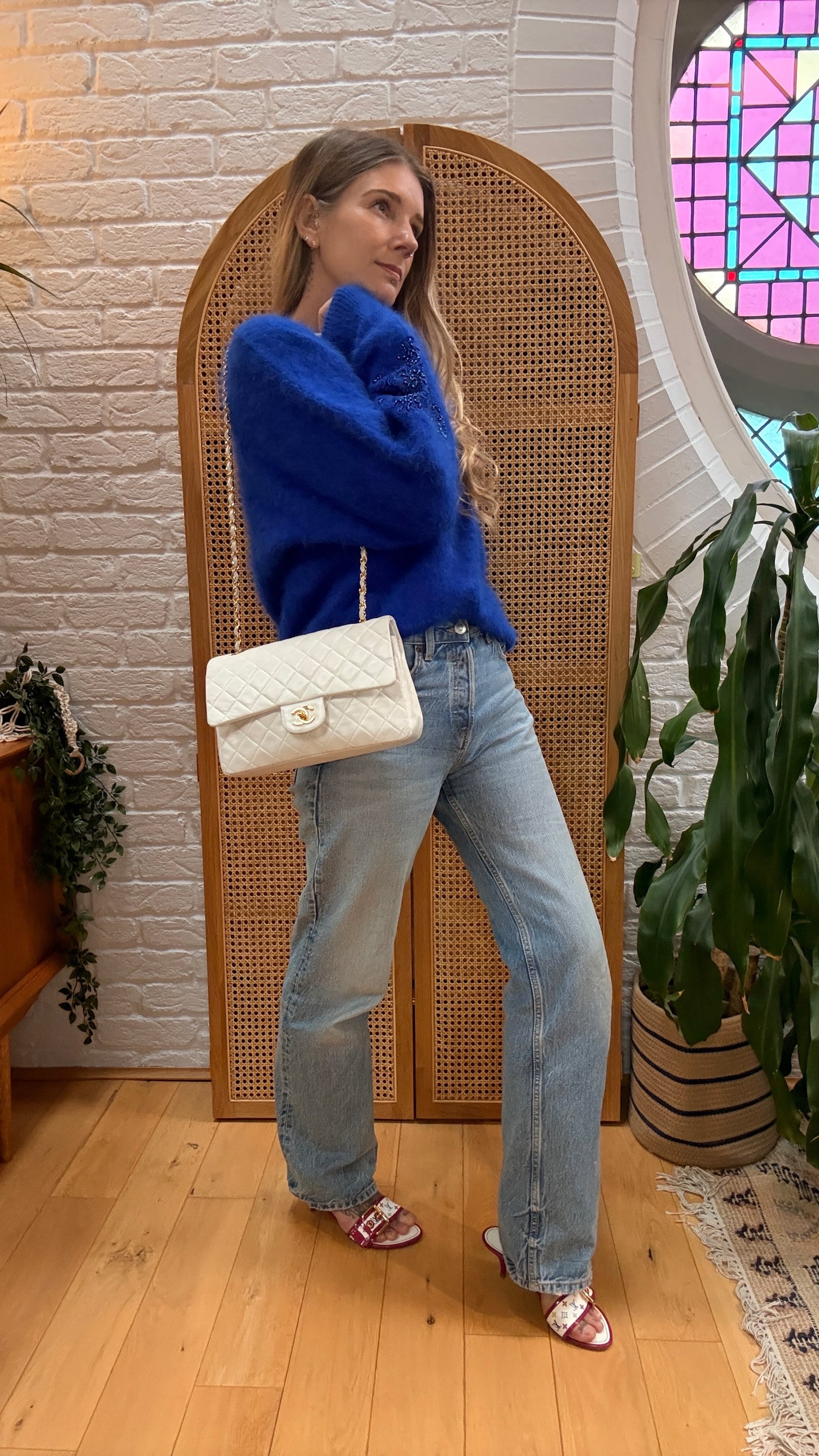 Chanel Rare 1989 Classic Double Flap Medium in Ivory