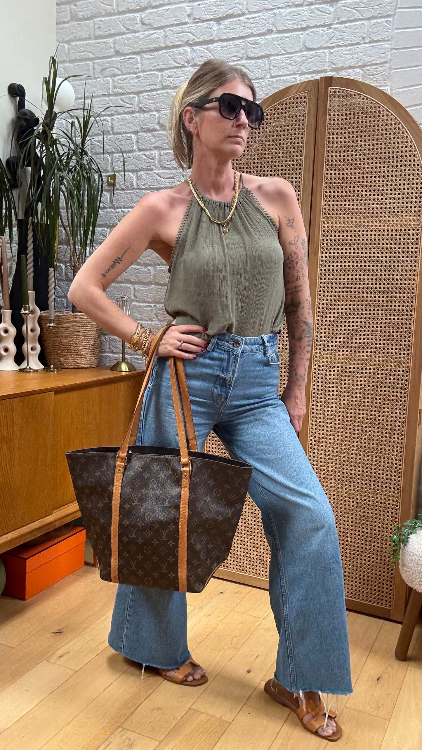 Louis Vuitton 2001 Sac Shopping Tote