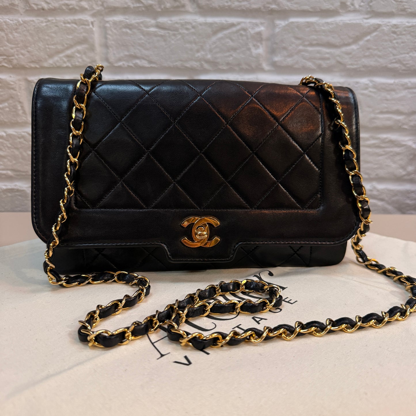 Chanel 1989 Classic Medium Rectangle square Flap