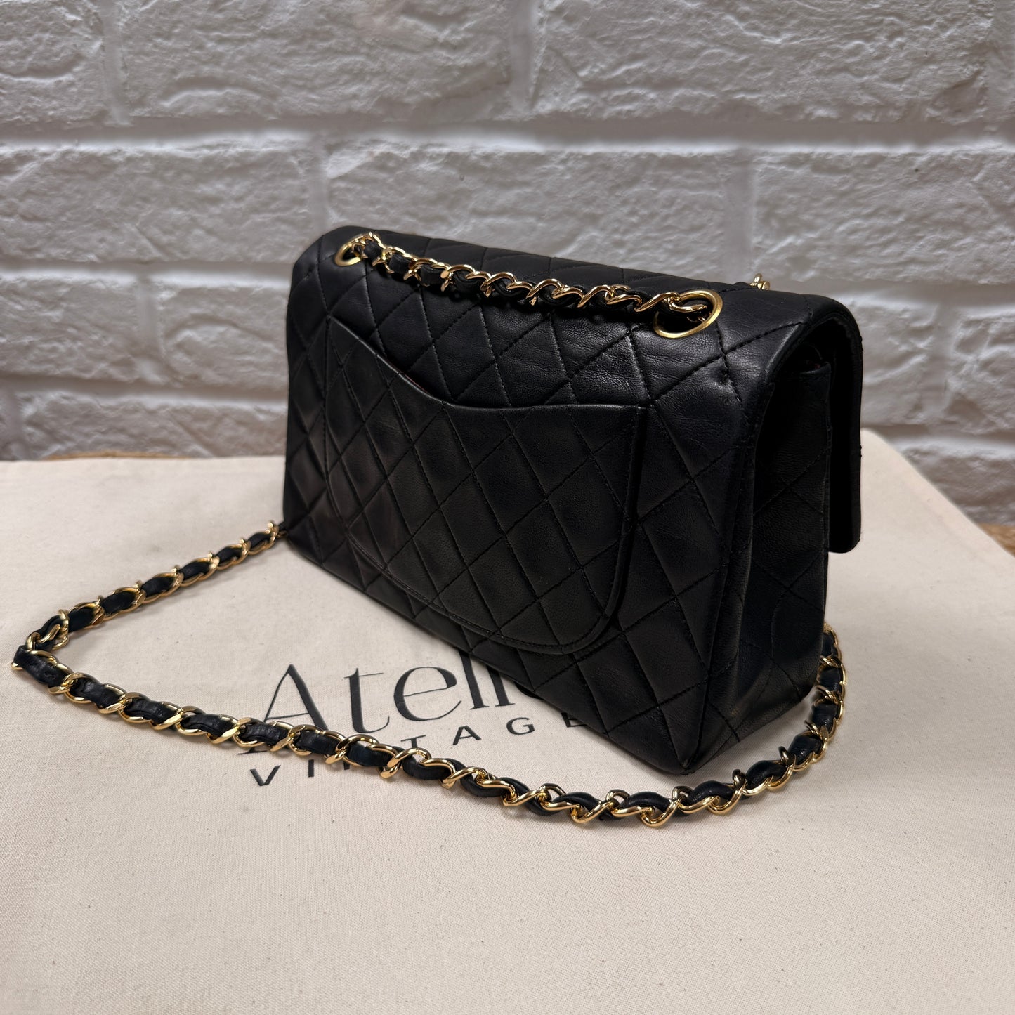 Chanel 1989 Black Classic Double Flap Small