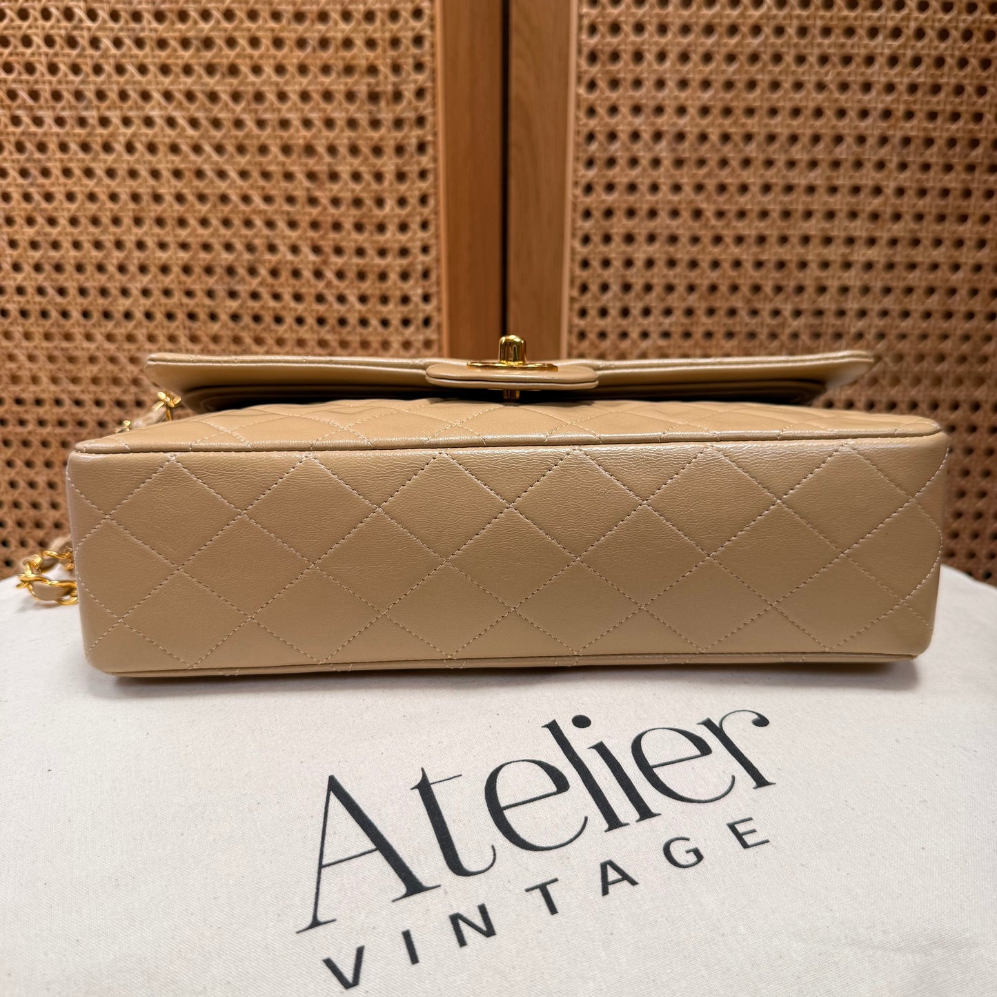 Chanel Rare 1989 Classic Double Flap Medium in Caramel