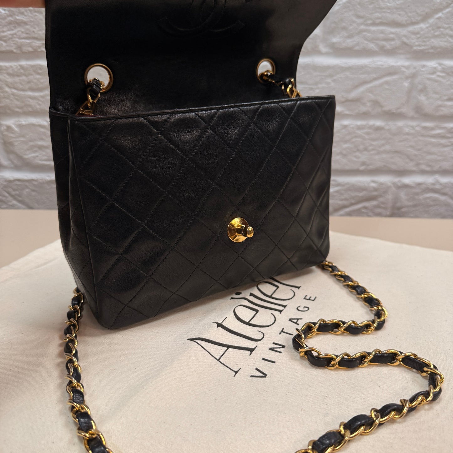 Chanel 1991 Classic Square Single Flap Medium