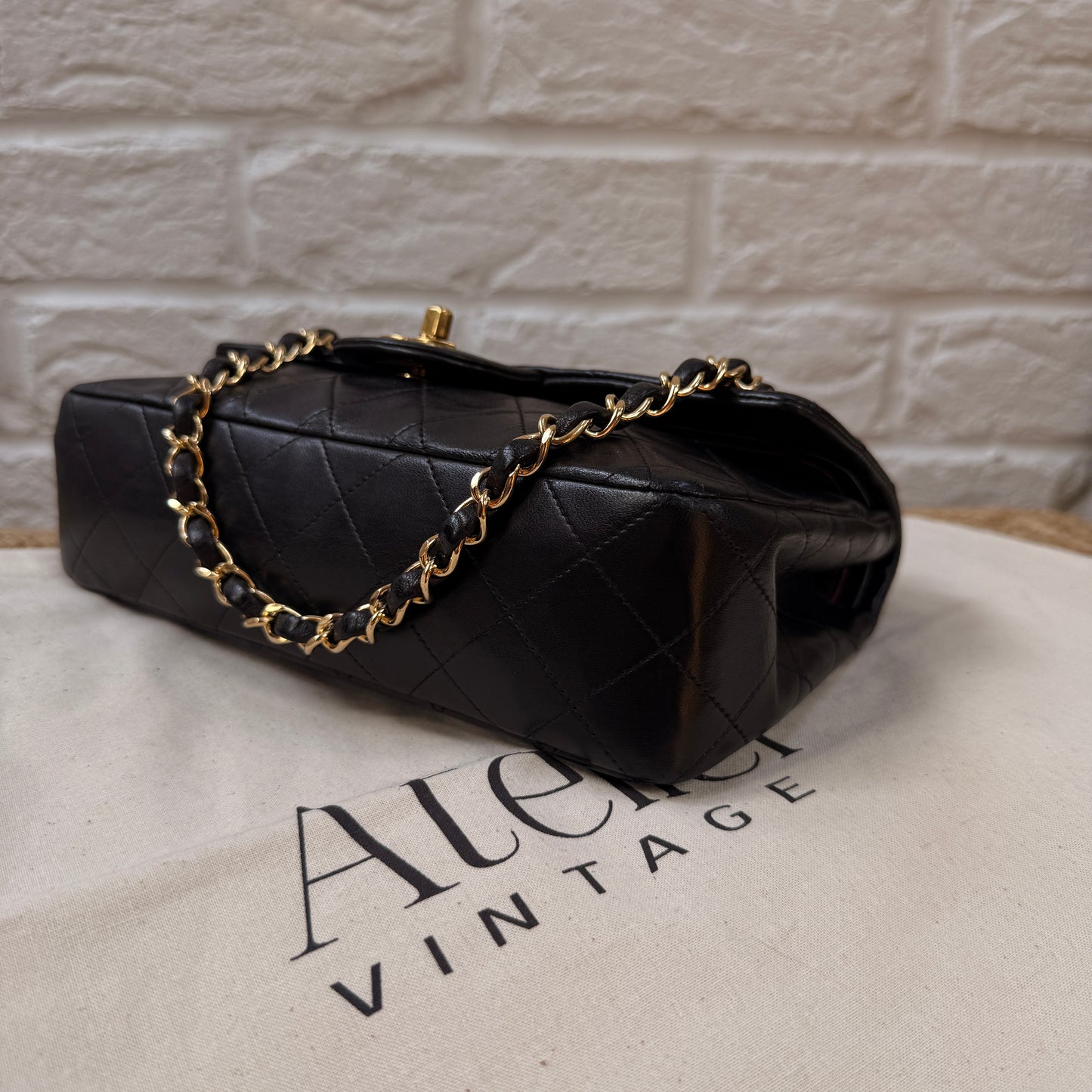 Chanel 1994 Black Classic Double Flap Small