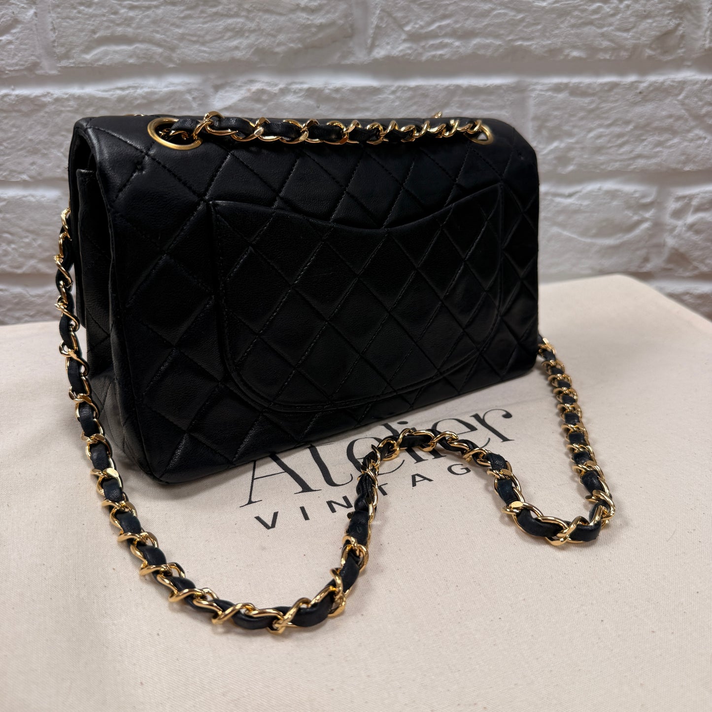 Chanel 1989 Black Classic Double Flap Small