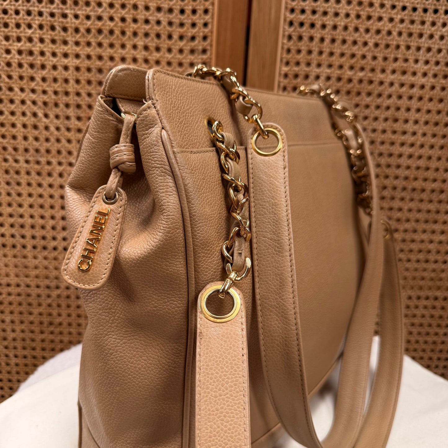 Chanel 1994 Triple CC Caviar Tote