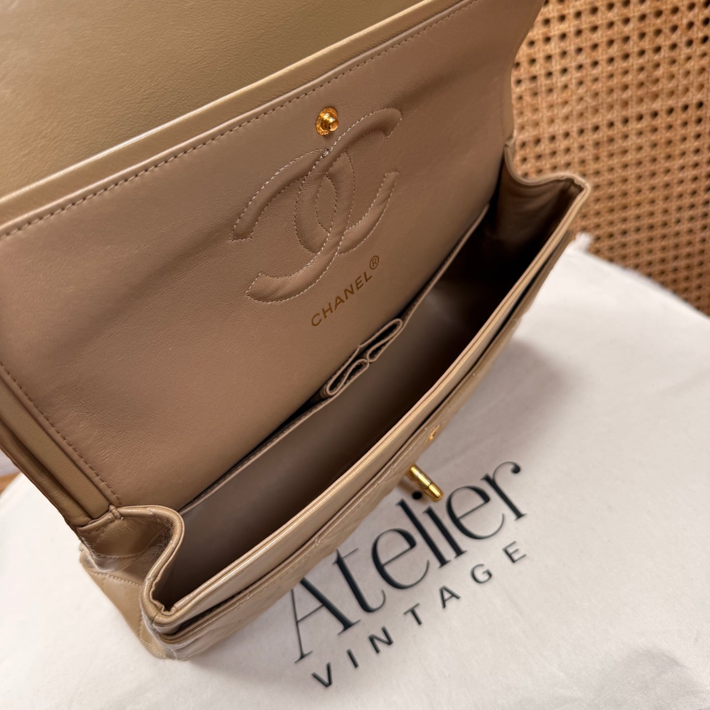 Chanel Rare 1989 Classic Double Flap Medium in Caramel