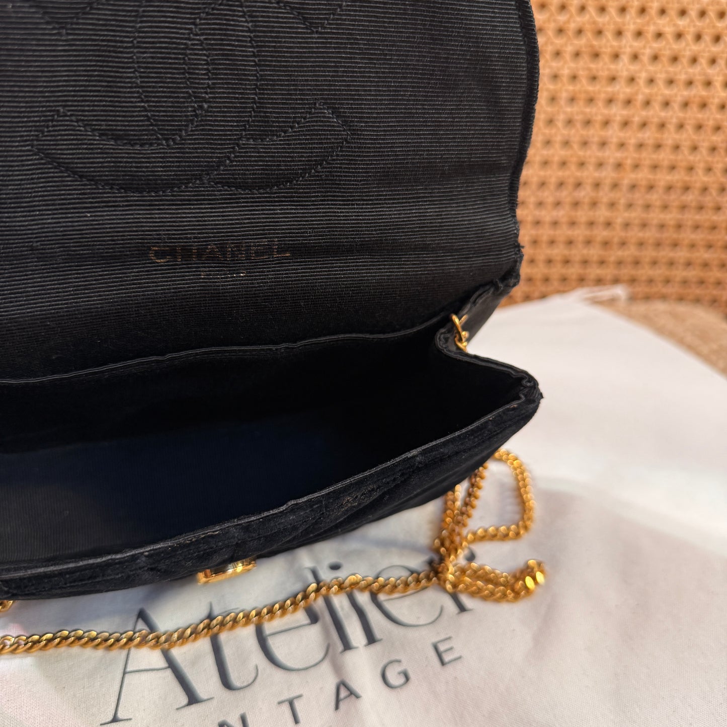 Chanel Early 1980s ULTRA RARE Sunburst Lions Head Single Flap