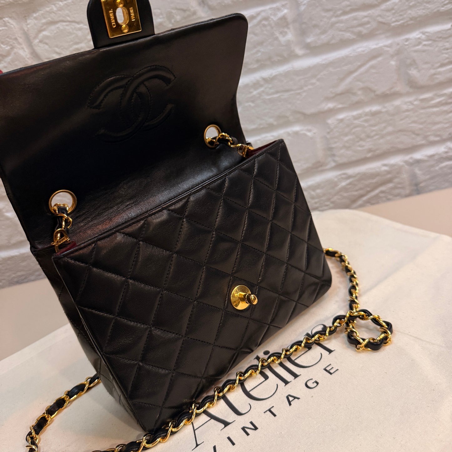 Chanel 1991 Classic Square Single Flap Medium