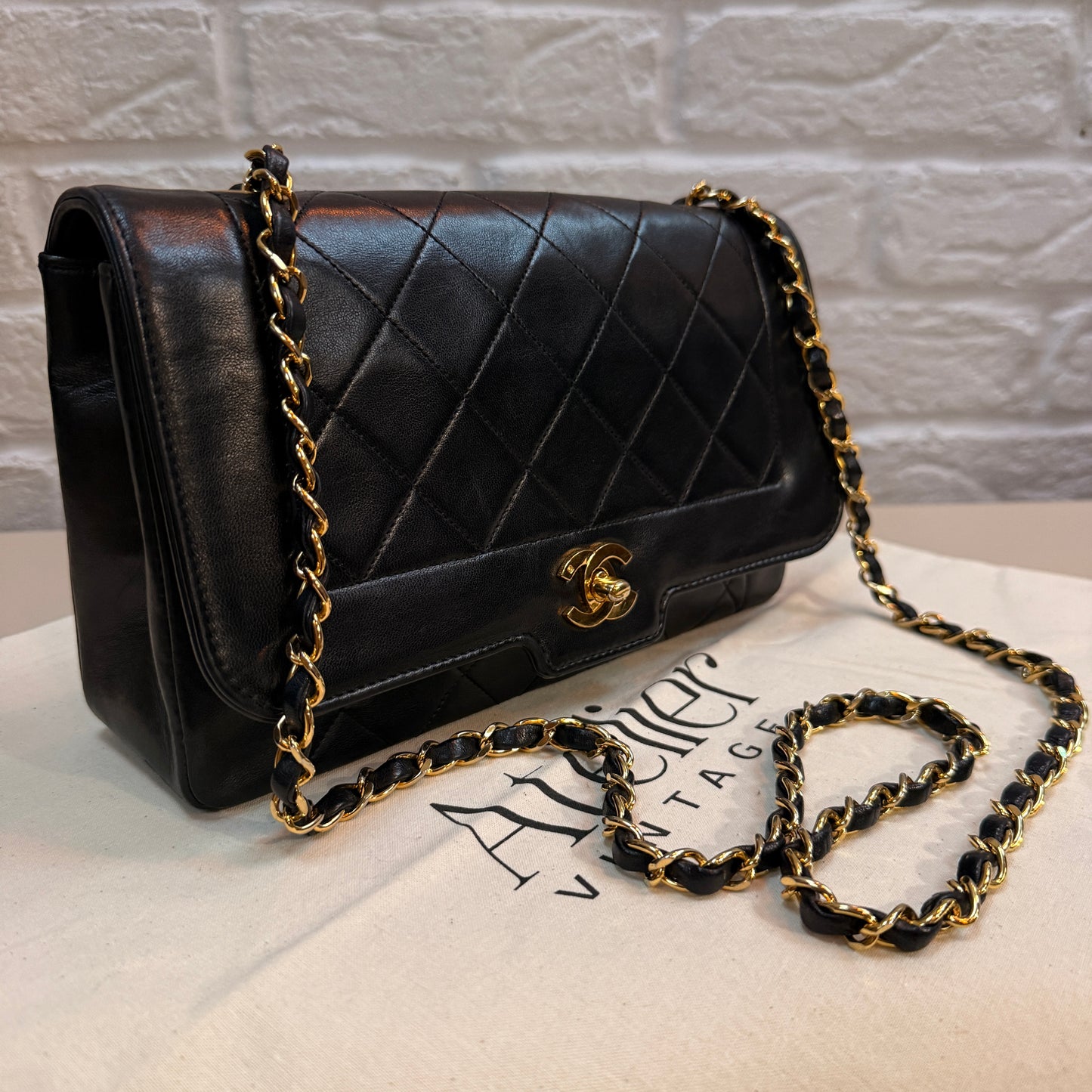 Chanel 1989 Classic Medium Rectangle square Flap