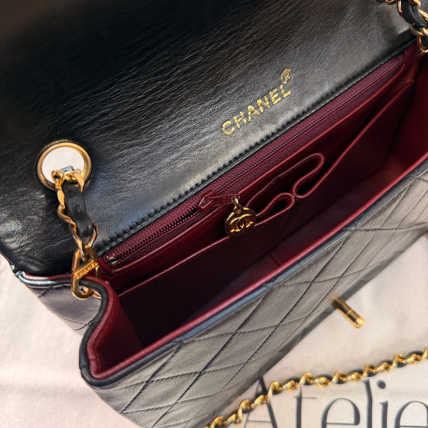 Chanel 1989 Classic Medium Rectangle Full Flap