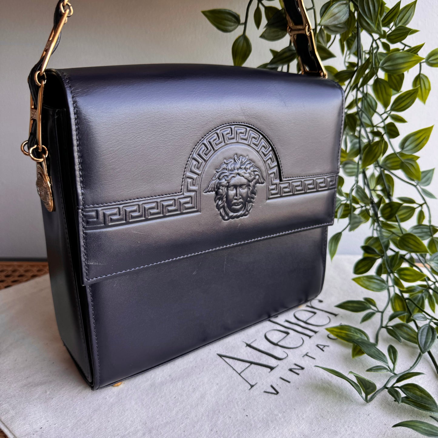 Versace Vintage Medusa Cross Body Bag