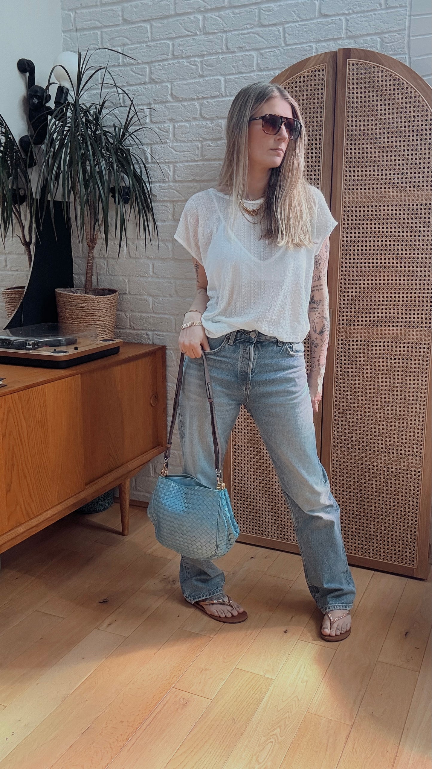 Bottega Veneta 1980s Intrecciato Leather Tote