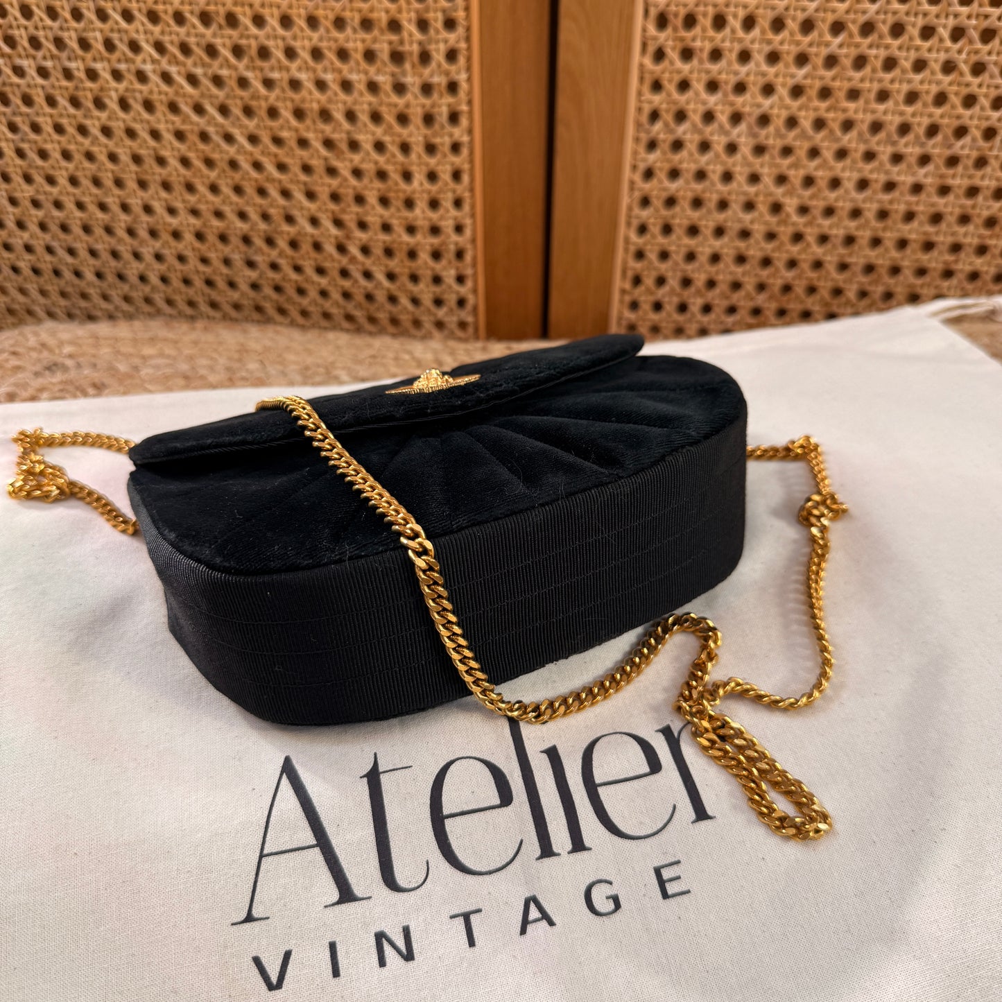 Chanel Early 1980s ULTRA RARE Sunburst Lions Head Single Flap
