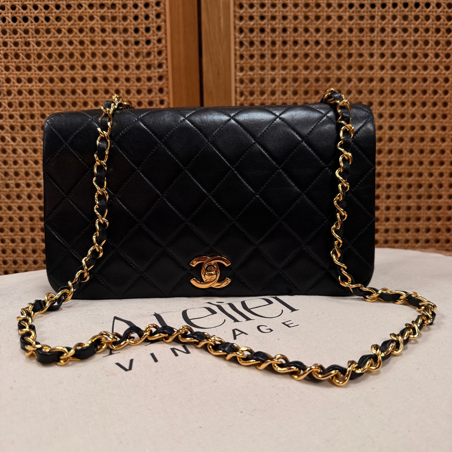 Chanel 1989 Classic Medium Rectangle Full Flap
