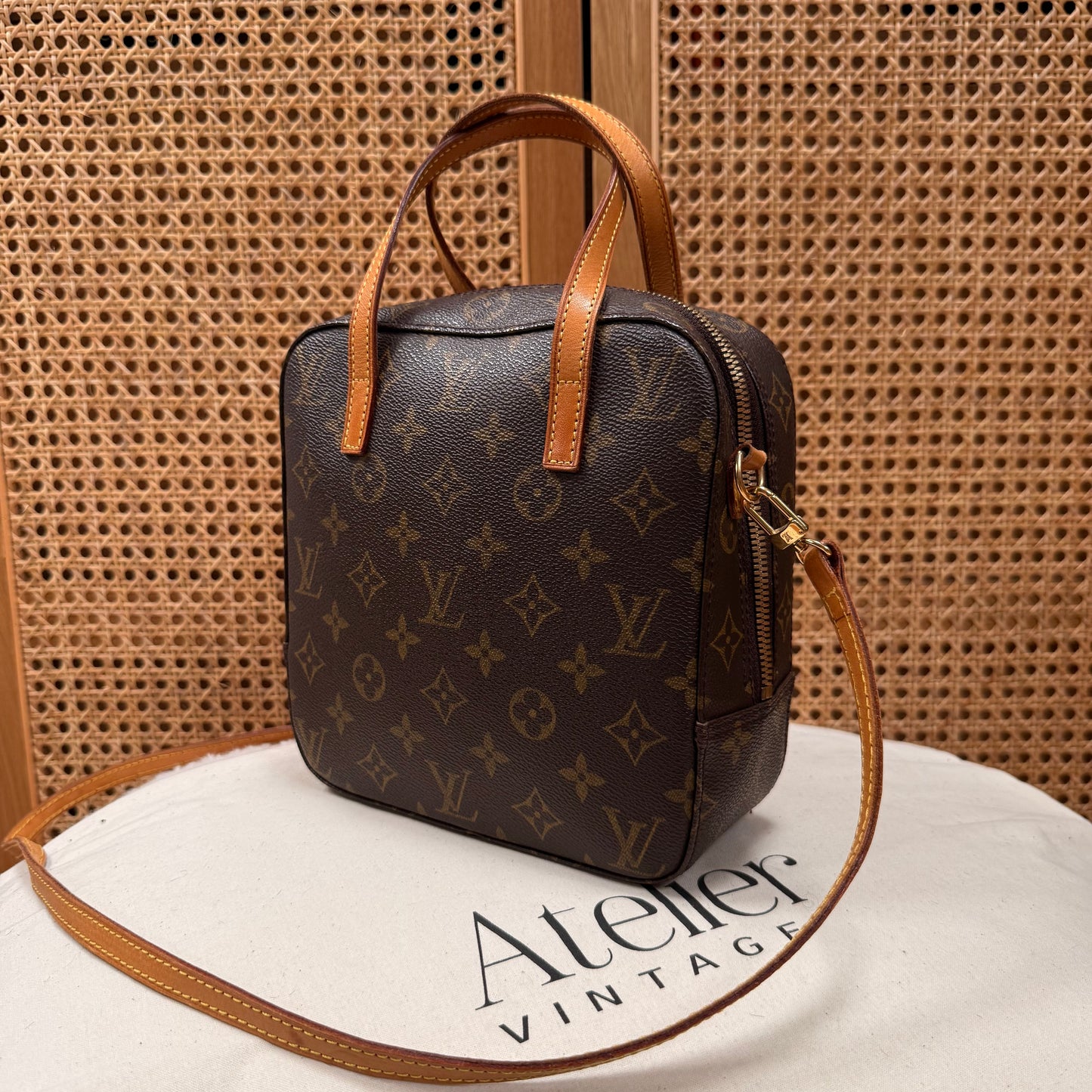 Louis Vuitton 2002 Monogram Spontini Two Way