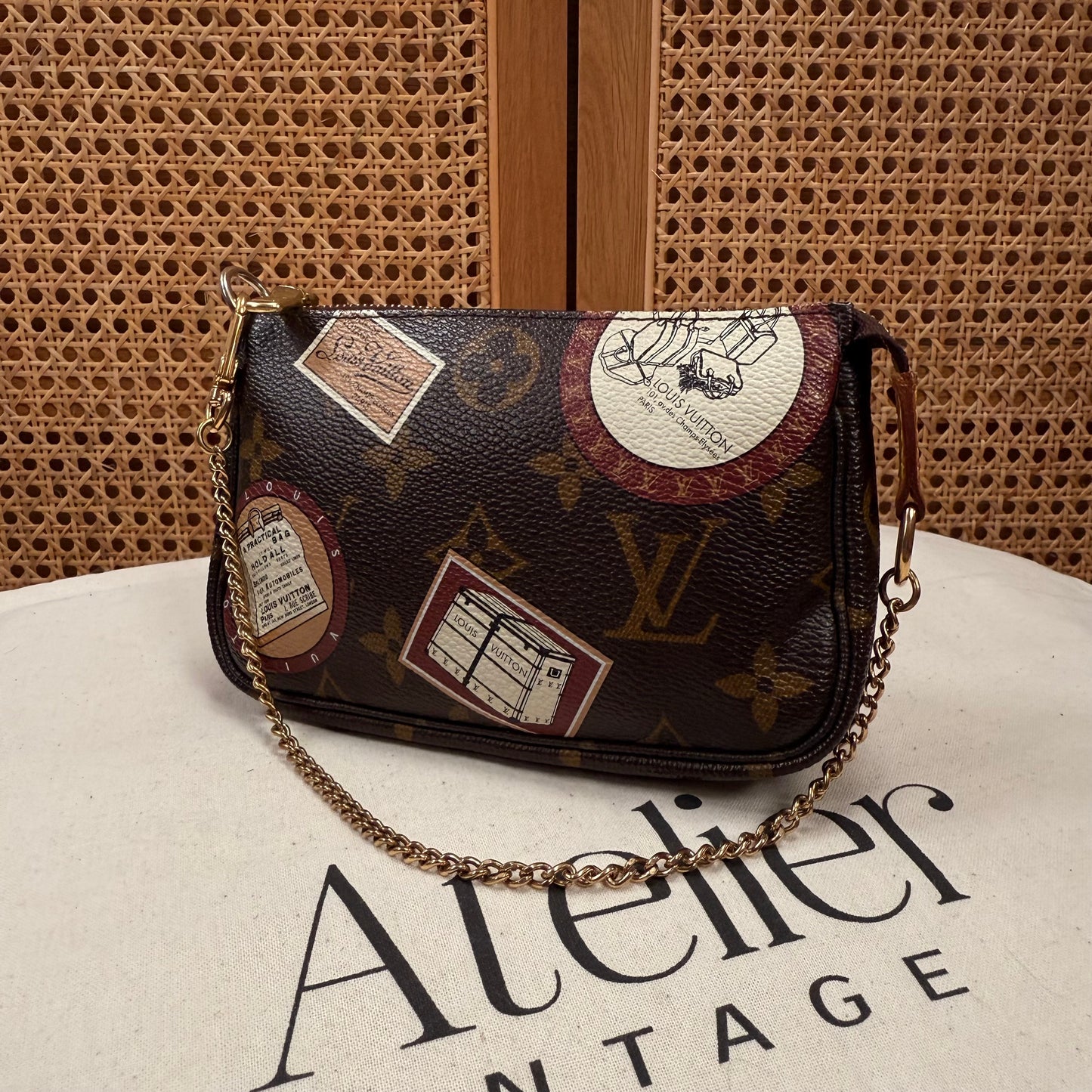 Louis Vuitton 2008 Limited Travel Edition mini Pochette
