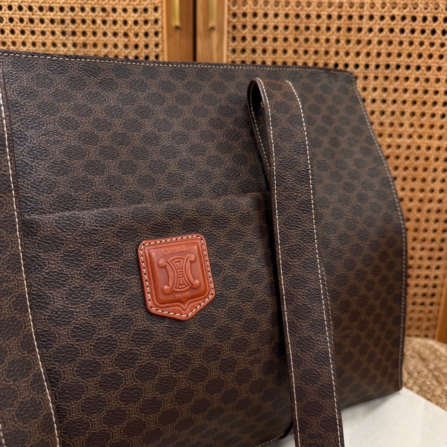 Celine Macadam Full Zip Tote Bag