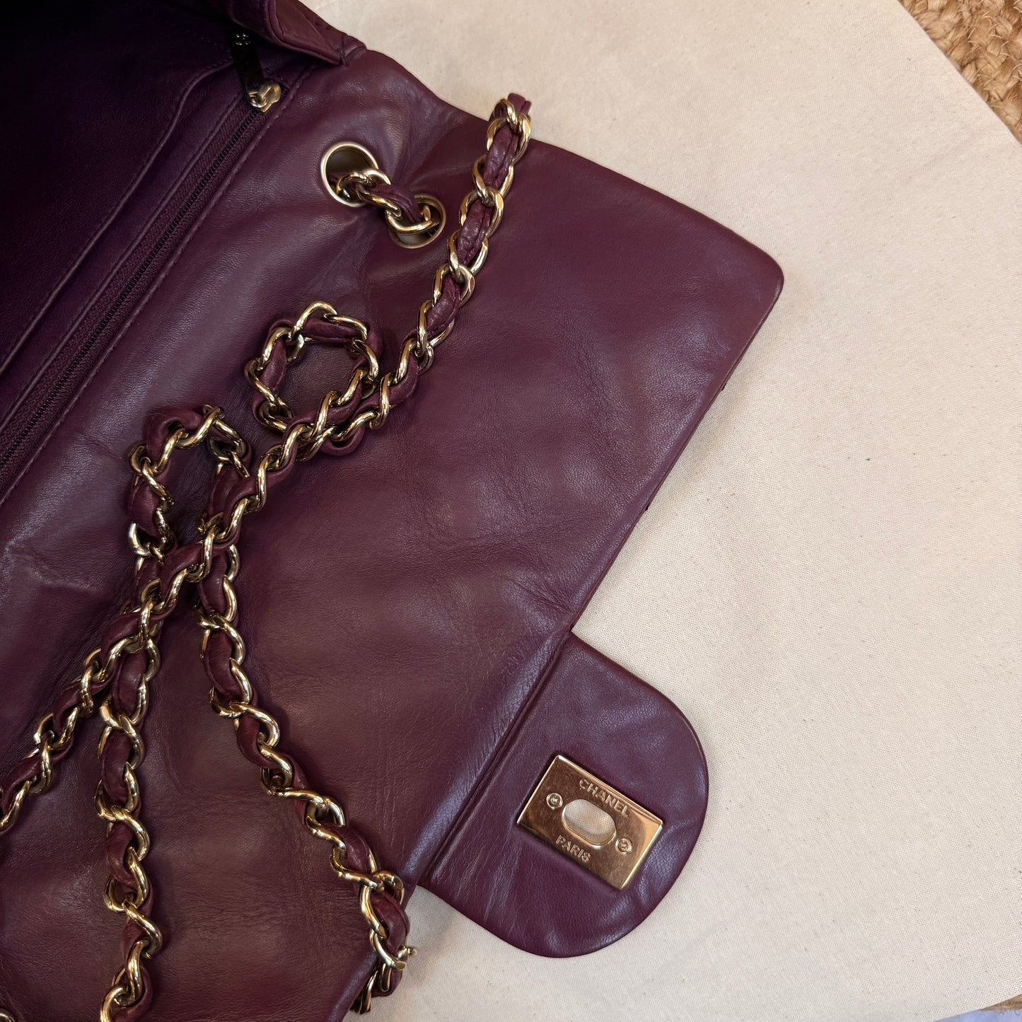 Chanel 2008 Maxi XL Raisin