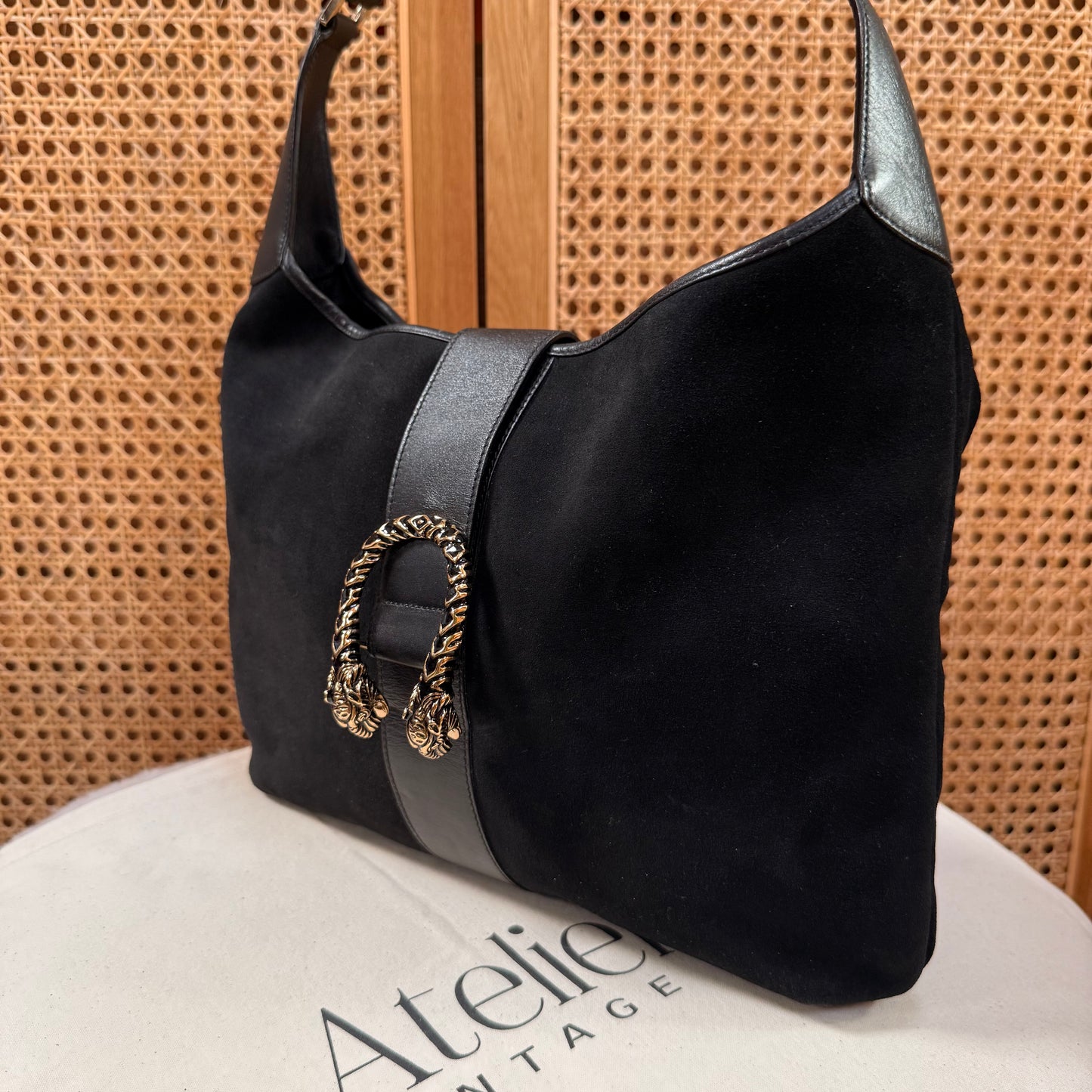 Gucci 1990s Dionysus Suede Hobo Tote