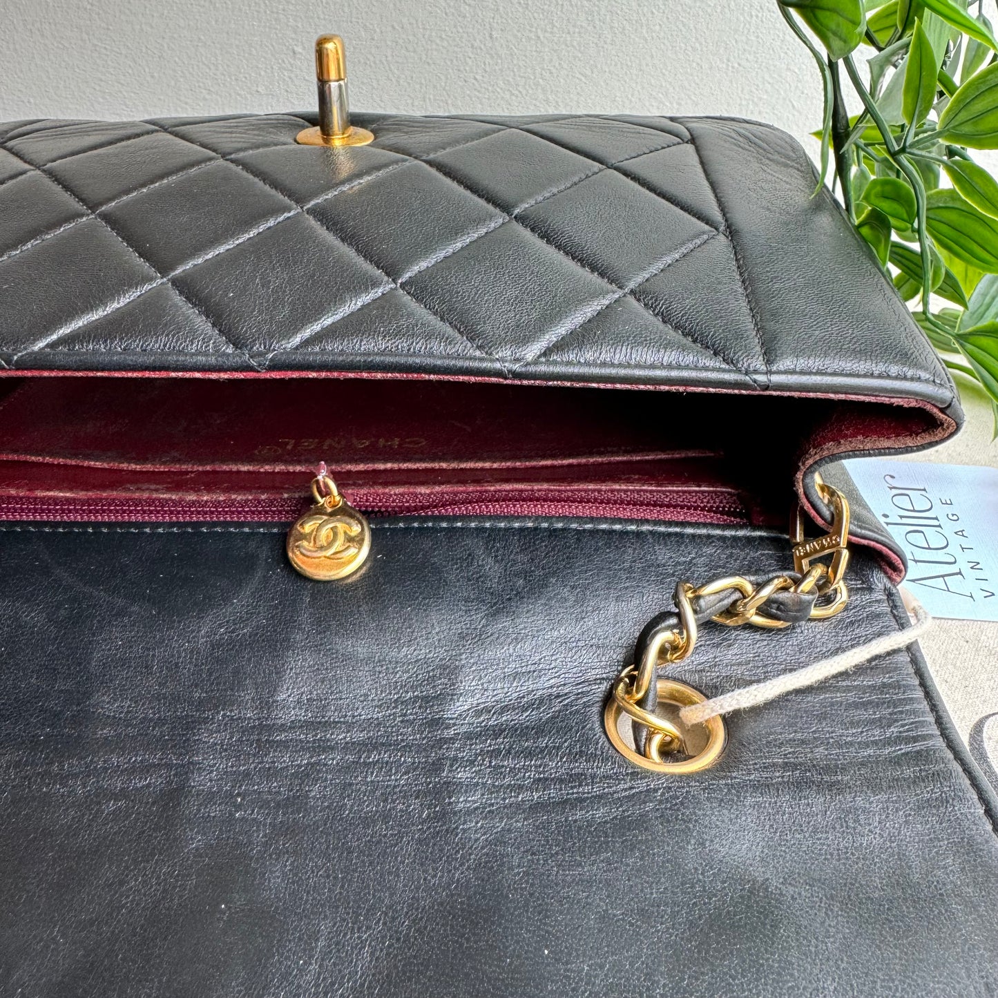 Chanel 1991 Vintage Classic Diana Small