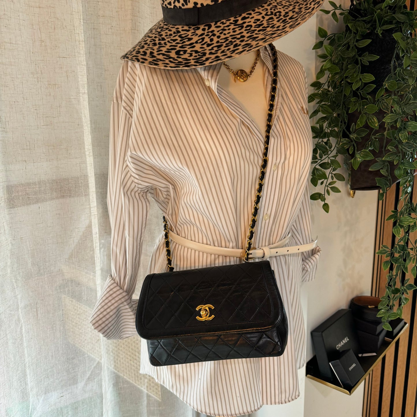 Chanel 1989 CC Turnlock Single Flap