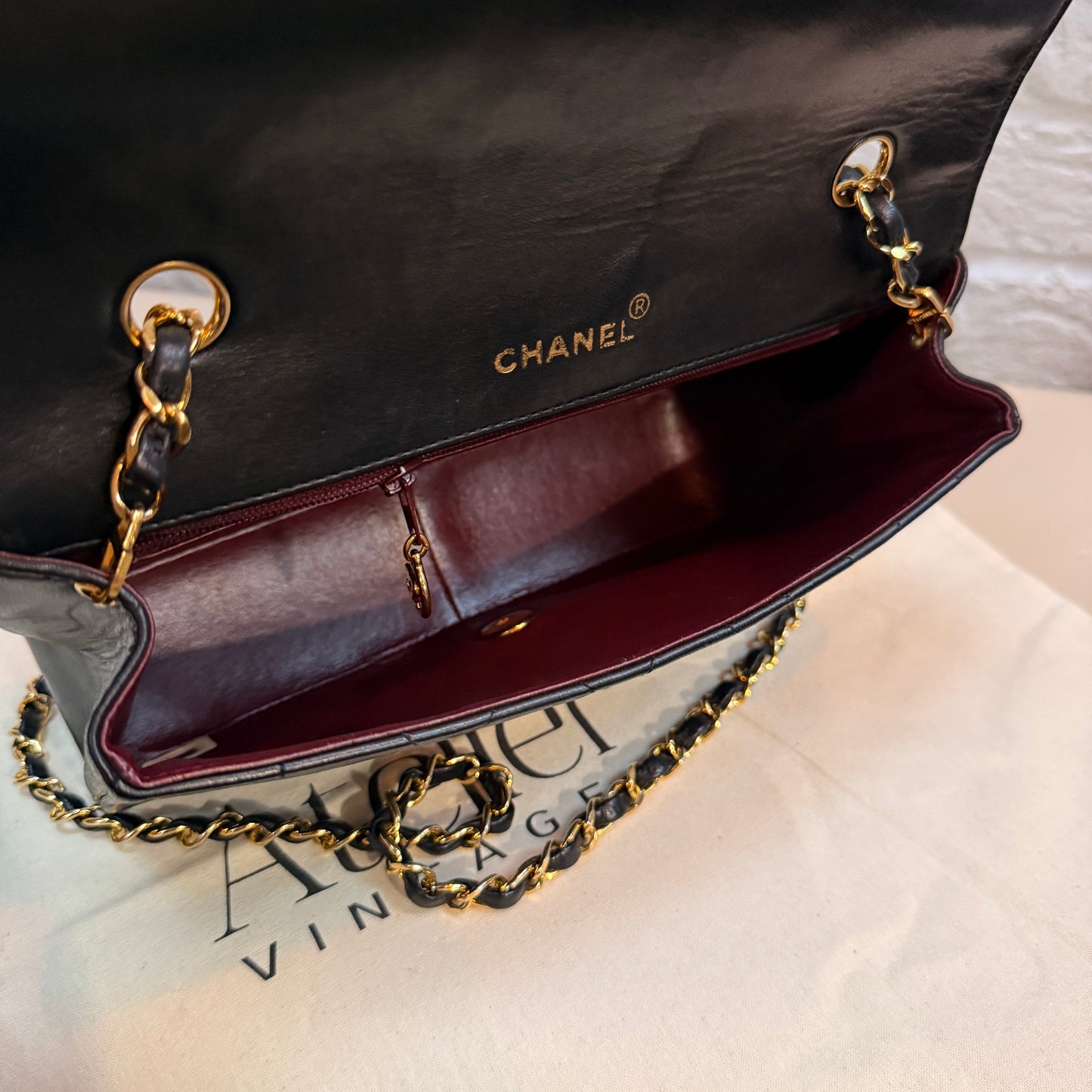 Chanel 1989 Classic Medium Rectangle square Flap