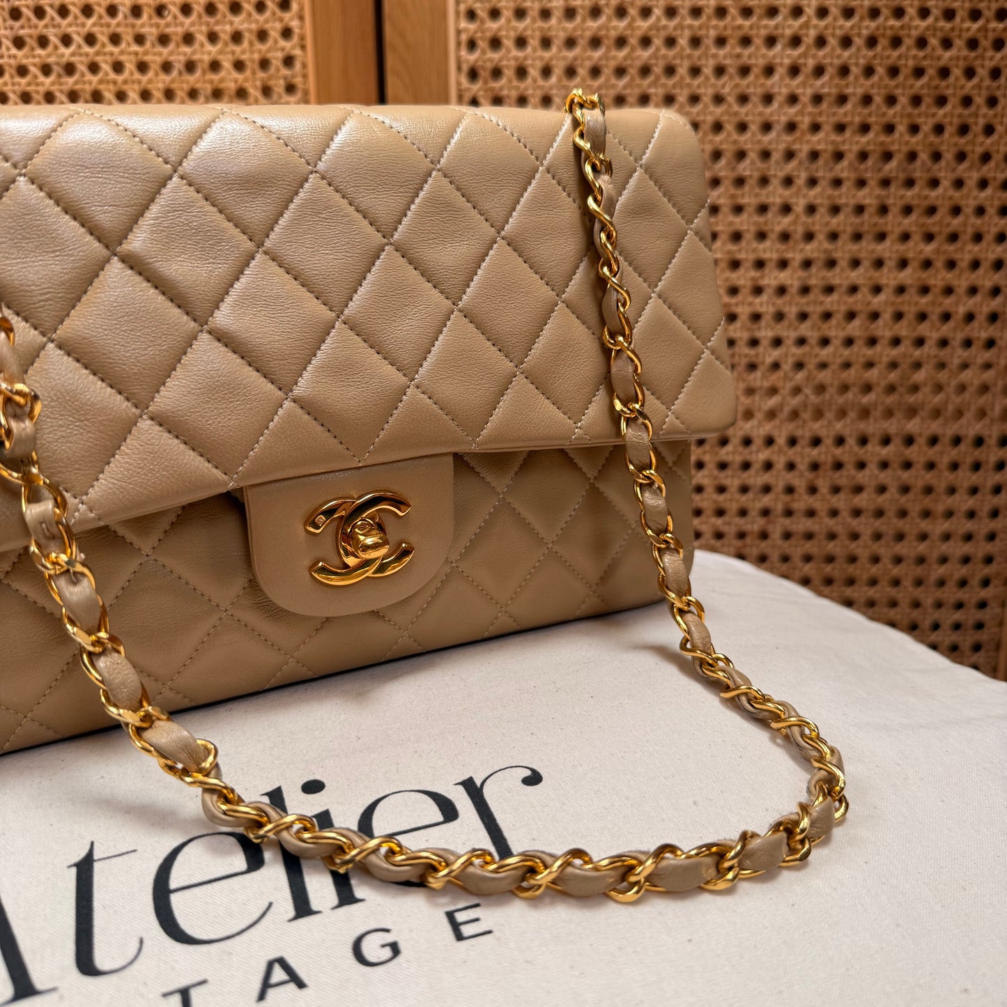 Chanel Rare 1989 Classic Double Flap Medium in Caramel