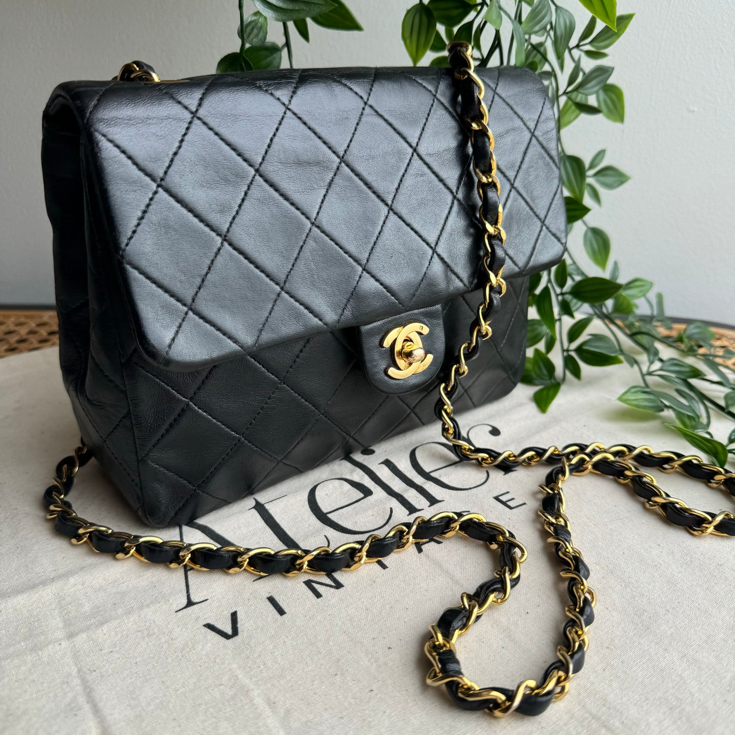 Chanel 1991 Classic Square Single Flap Medium