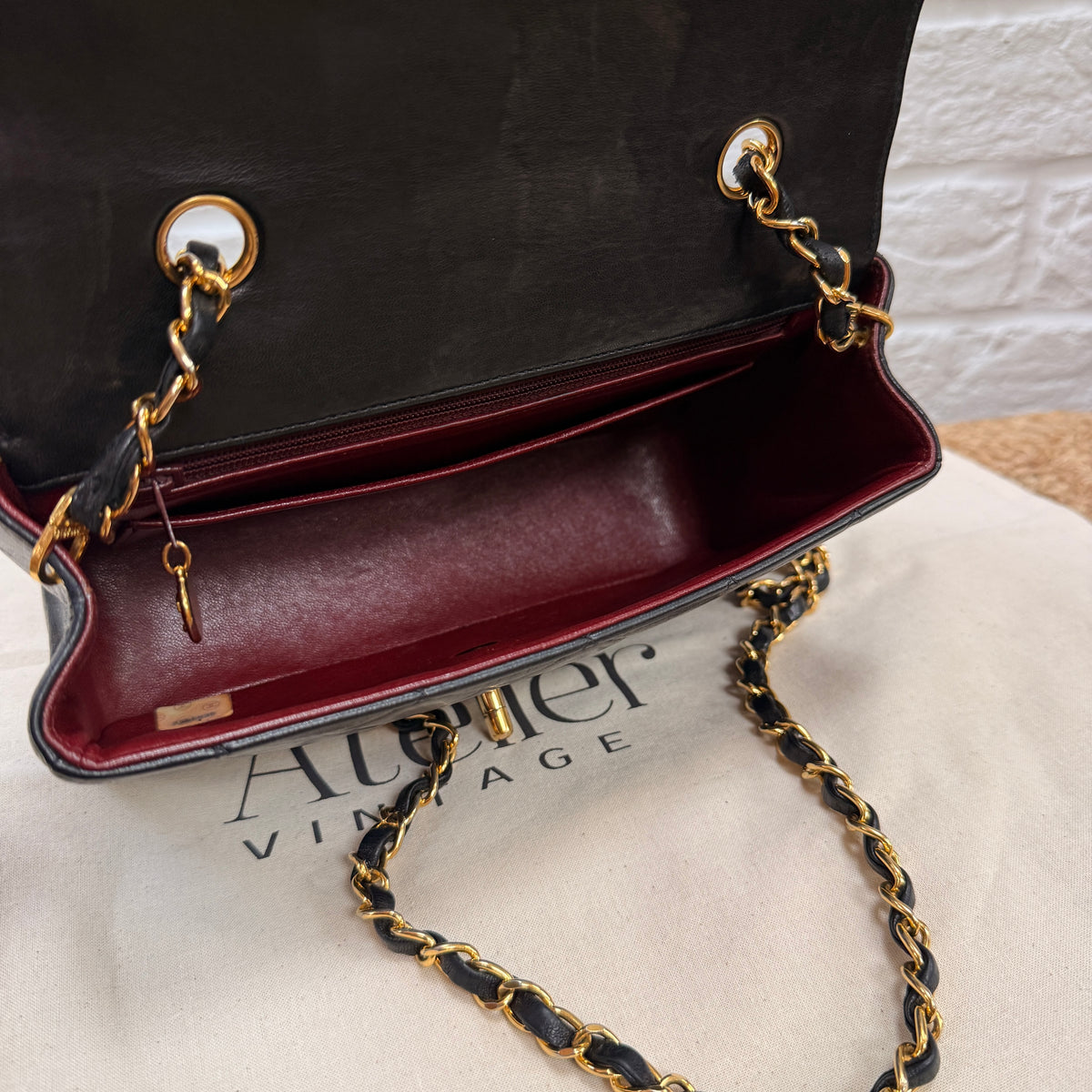Chanel 1991 Vintage Classic Diana Small