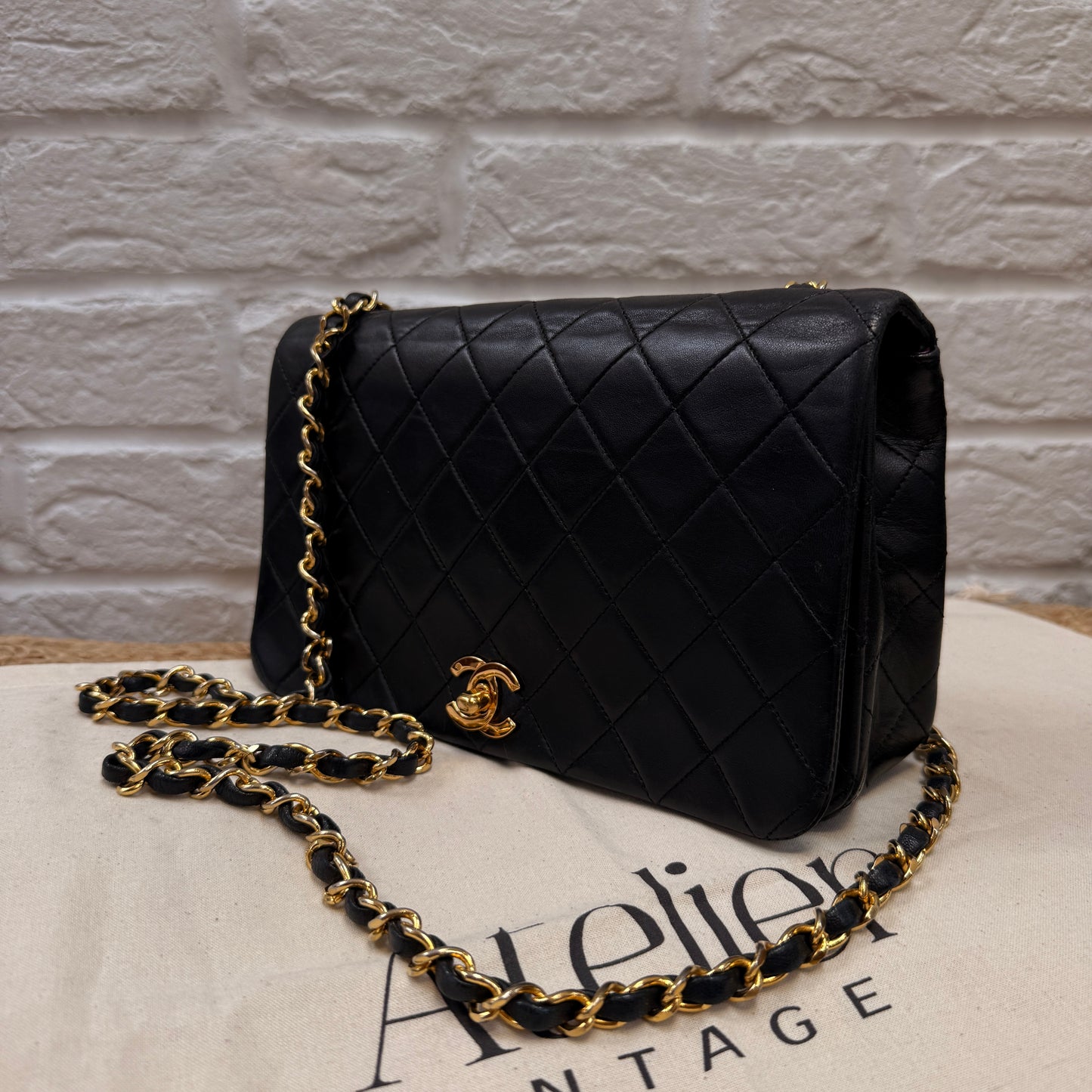 Chanel 1989 Classic Medium Rectangle Full Flap