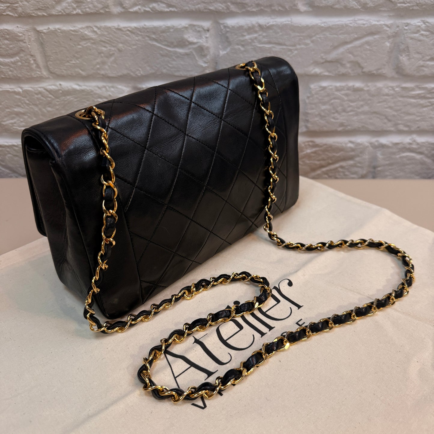 Chanel 1989 Classic Medium Rectangle square Flap
