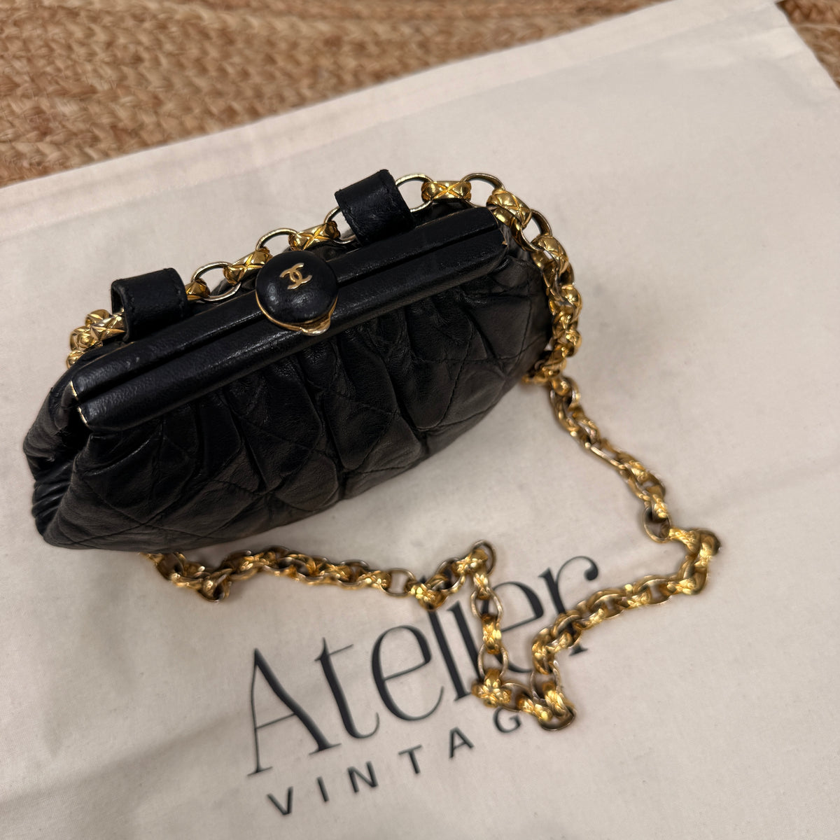 Chanel 1989 Rare Kisslock Bag