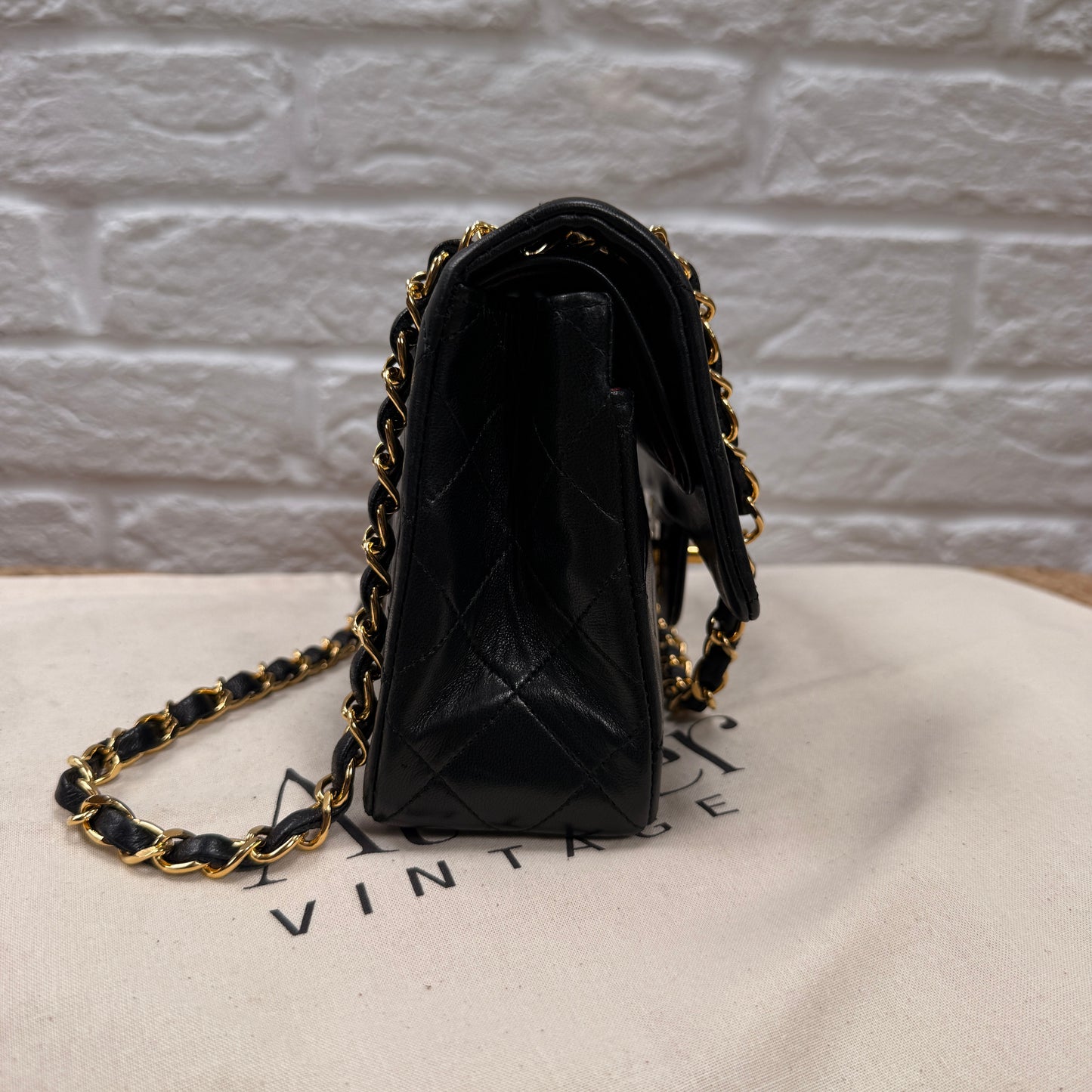 Chanel 1989 Black Classic Double Flap Small