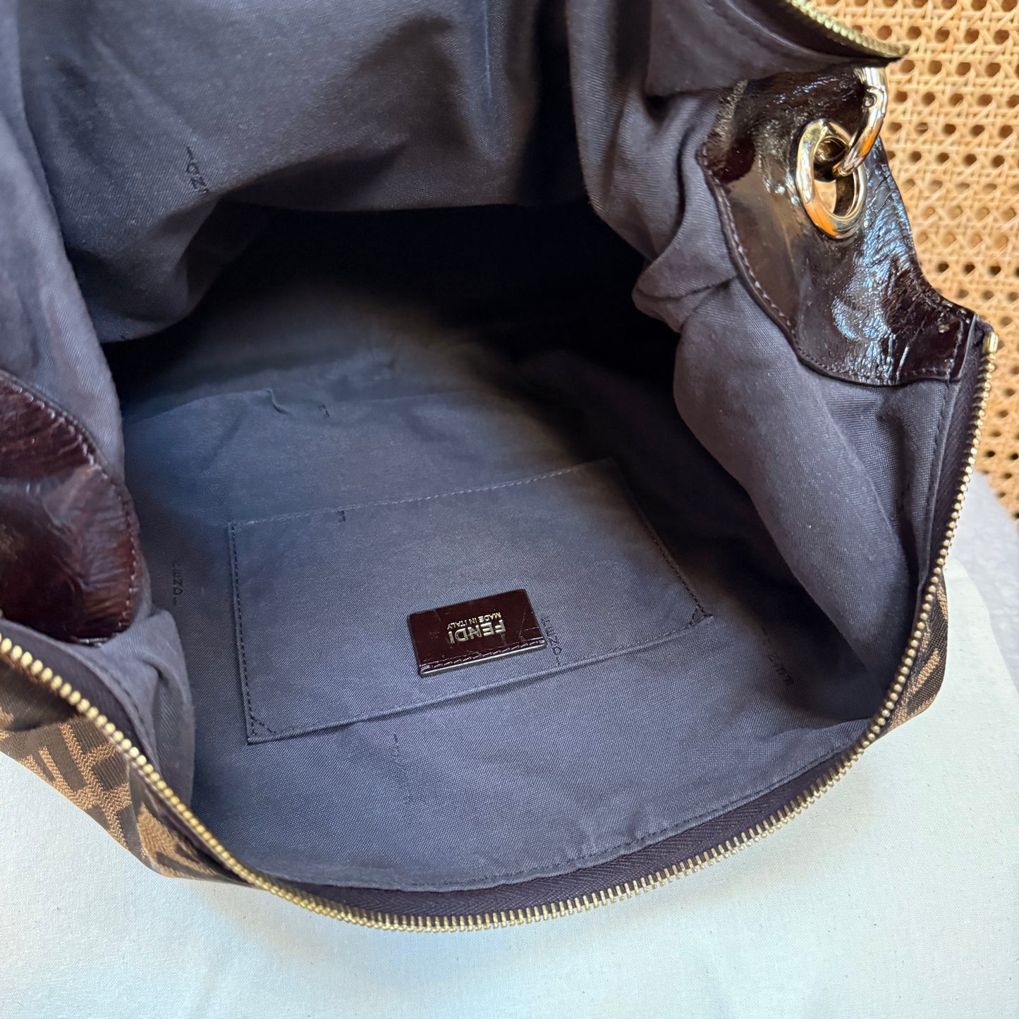Fendi 1990s Mia Mamma Hobo Tote