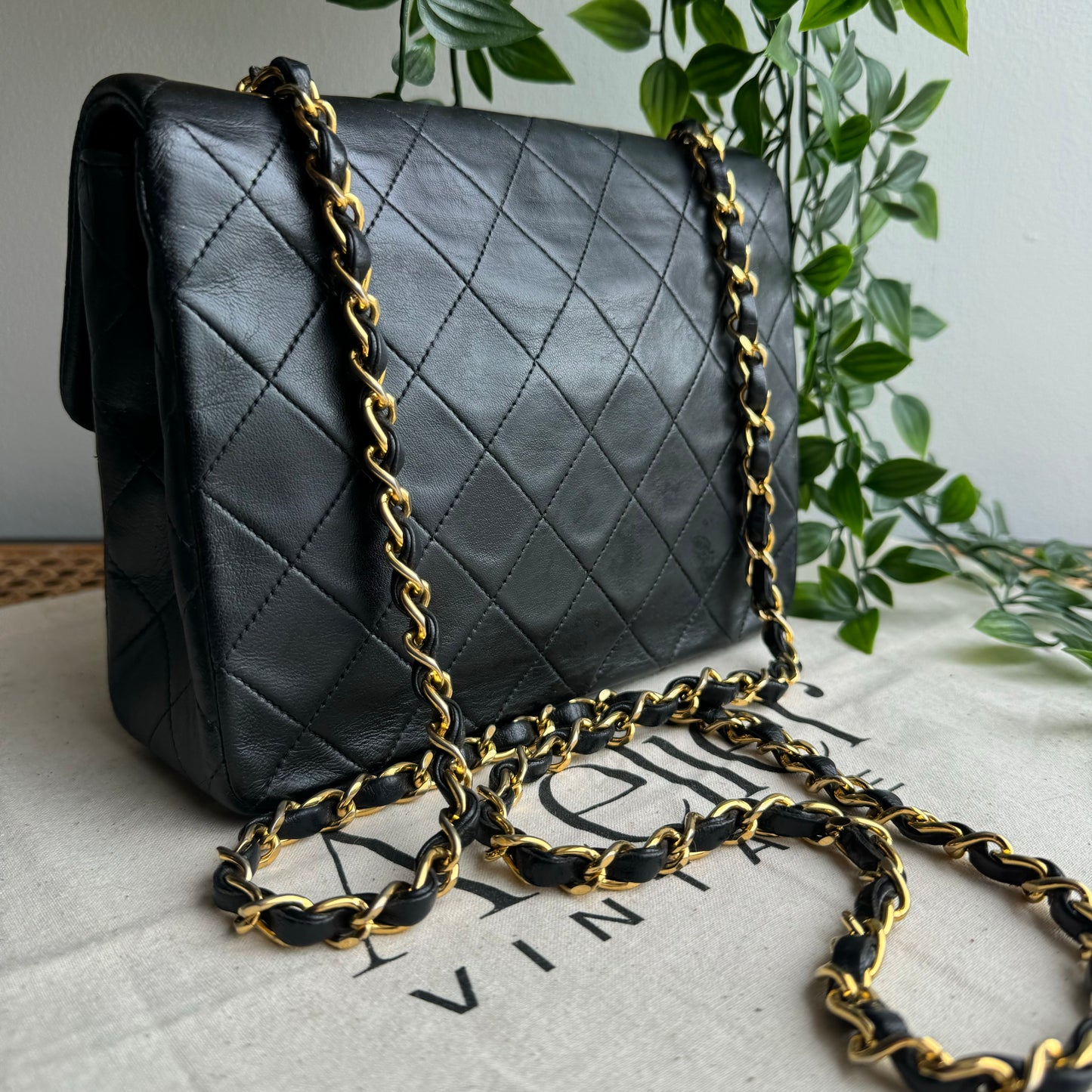 Chanel 1991 Classic Square Single Flap Medium