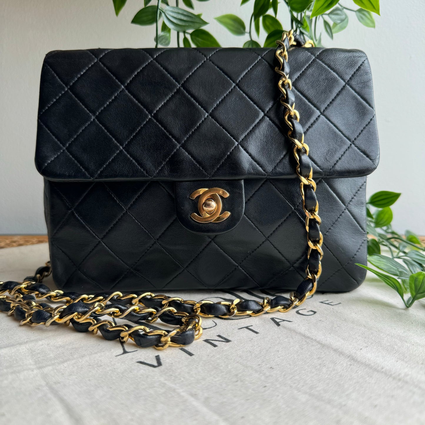 Chanel 1991 Classic Square Single Flap Medium
