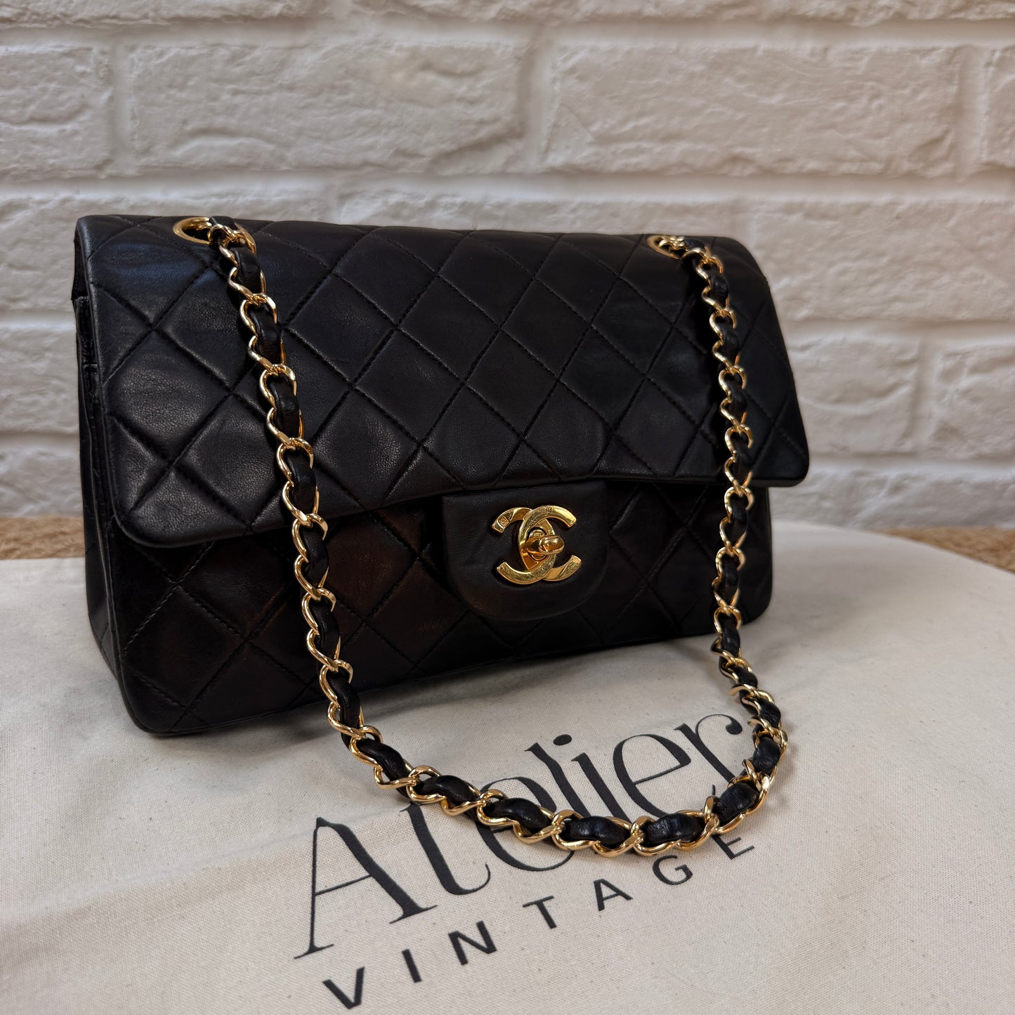 Chanel 1994 Black Classic Double Flap Small