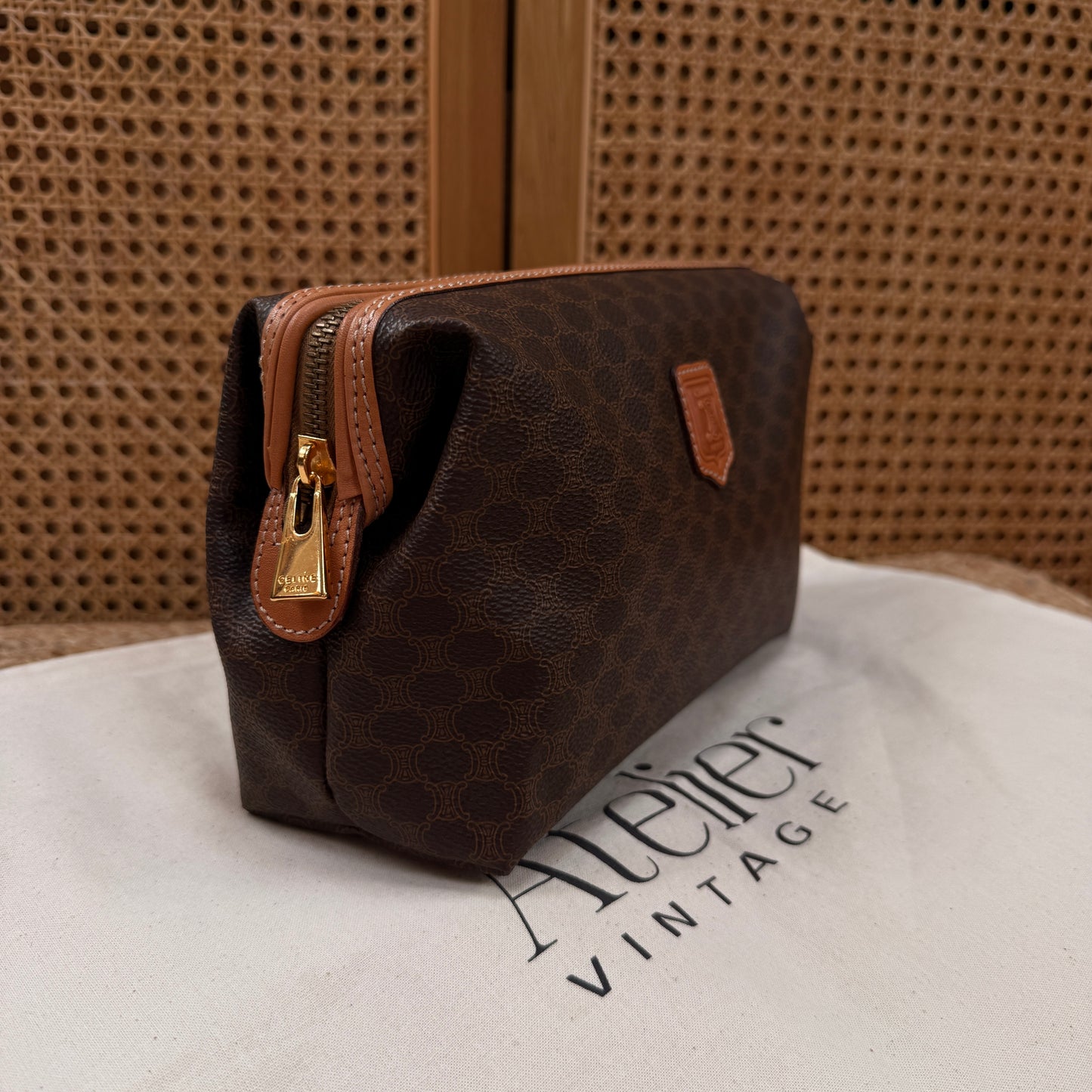 Celine Macadam Print Clutch/Pouch