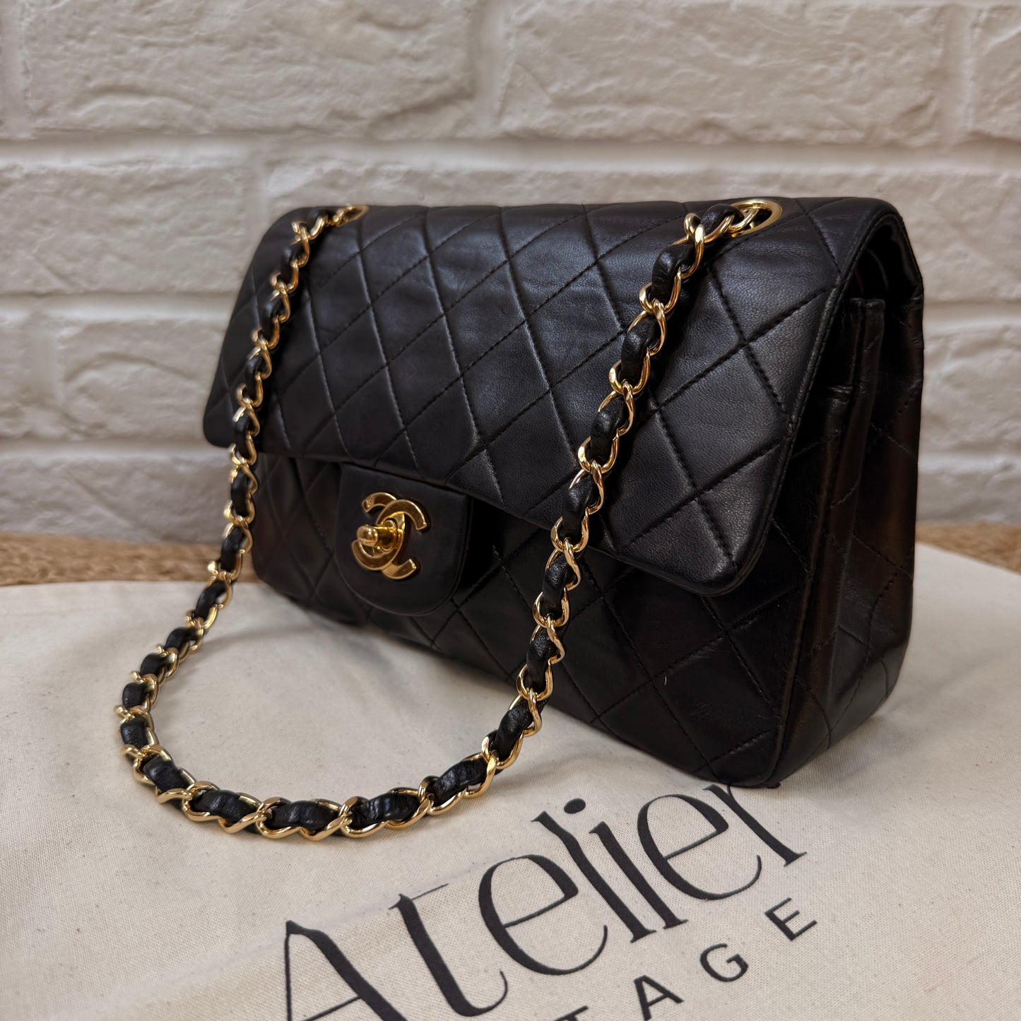 Chanel 1994 Black Classic Double Flap Small