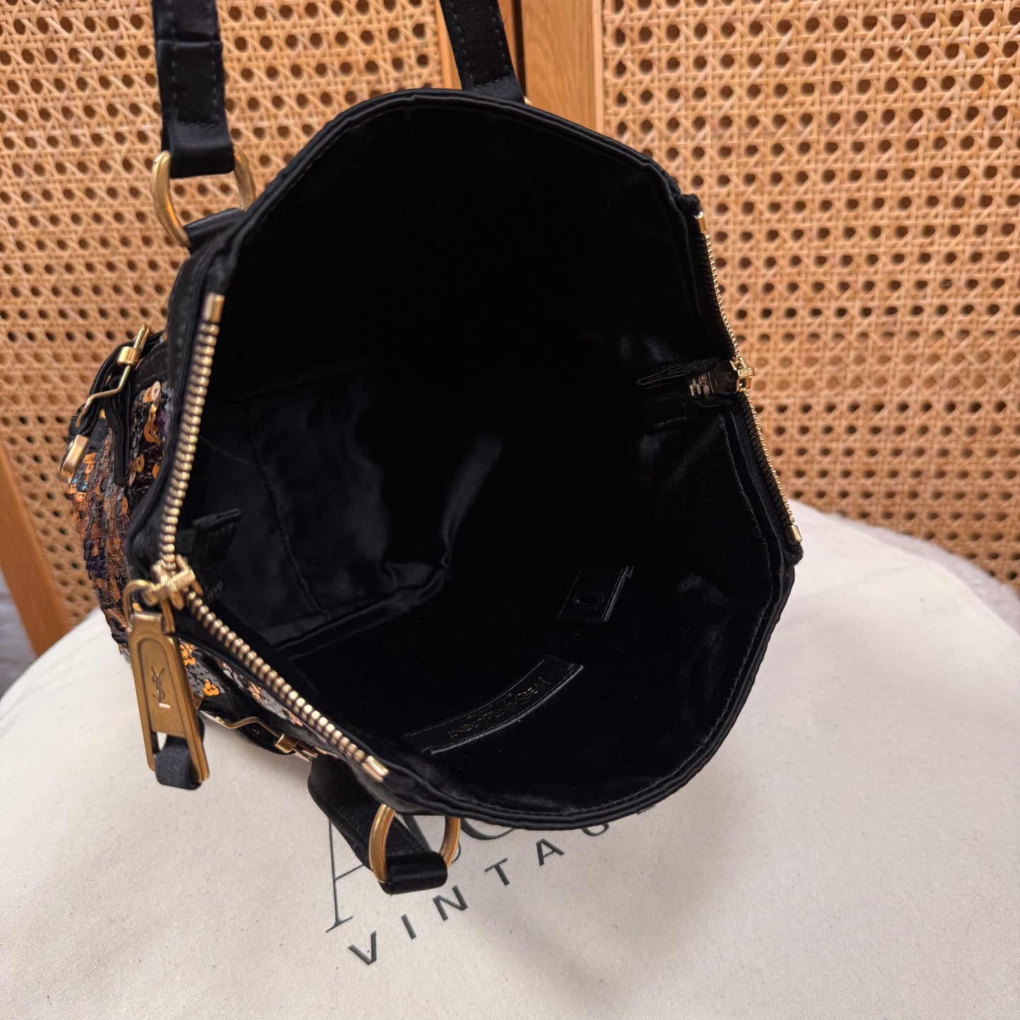 Saint Laurent 2008 limited Edition Sequin Downtown tote